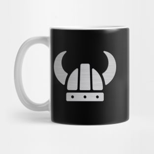 Metallic Viking War Helmet Simple Iconic symbol of Vikings Mug